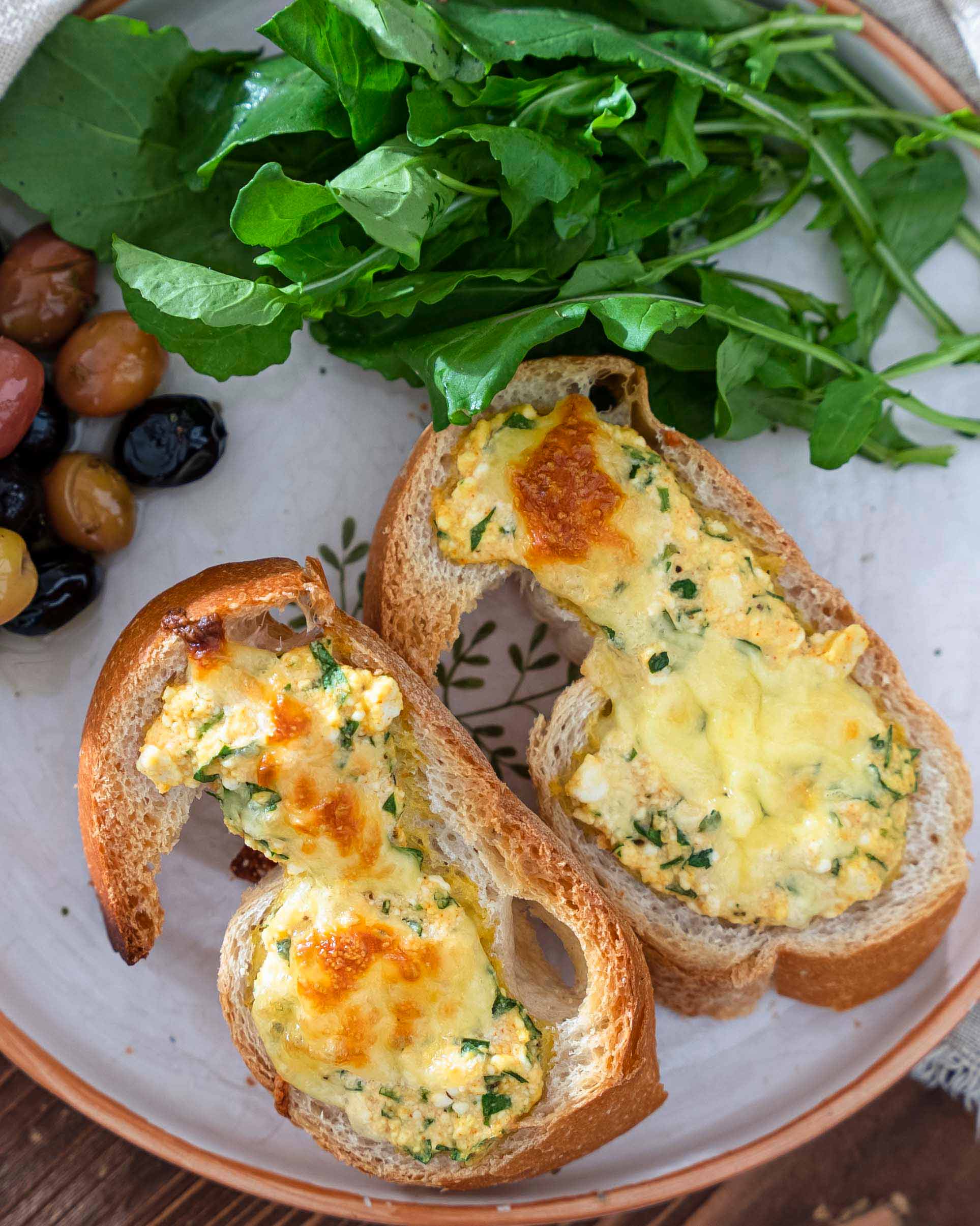 Turkish breakfast egg cheese bread